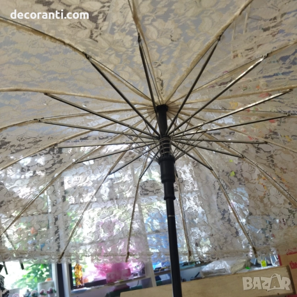 Уникален дантелен чадър , снимка 1