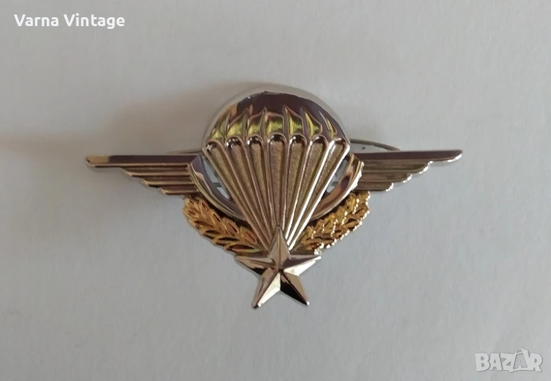Знак на военен парашутист от сухопътните сили на Франция №G1185, снимка 1