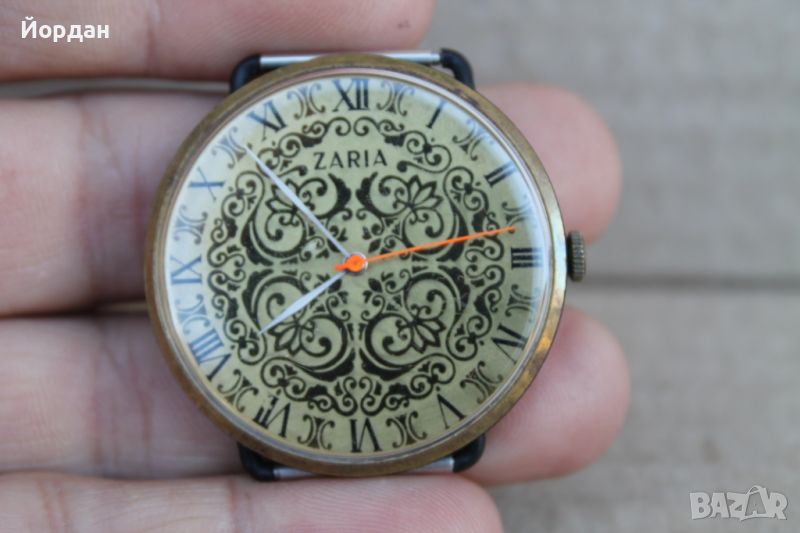 Мъжки часовник ''Заря'' 21 камъка ''Русия'', снимка 1