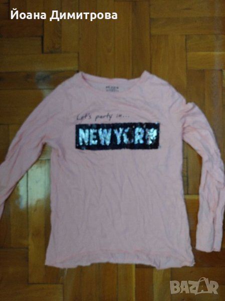 Блуза с променящи се паети, 12-13-годишни,152-158 см , снимка 1