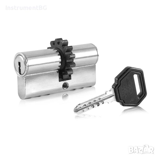 Секретна ключалка /патрон/ за врата със зъбно колело Codkey 30 х 70мм, БДС, 5 ключа, снимка 1