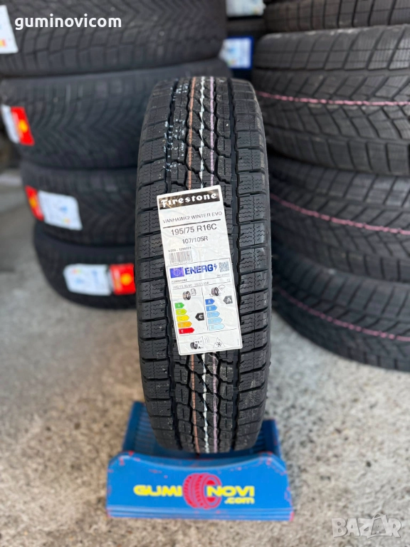 🛒 Нови 🚐 Зимни ❄️❄️❄️ бусови гуми 195/75R16C FIRESTONE VANHAWK 2 WINTER EVO ‼️, снимка 1
