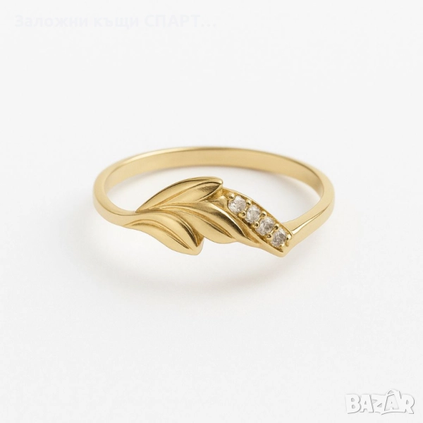 Златен пръстен-1.94гр., снимка 1