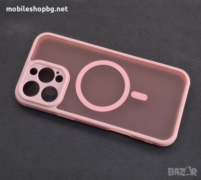 iPhone 16 Pro Max кейс MagSafe матов розов , снимка 1