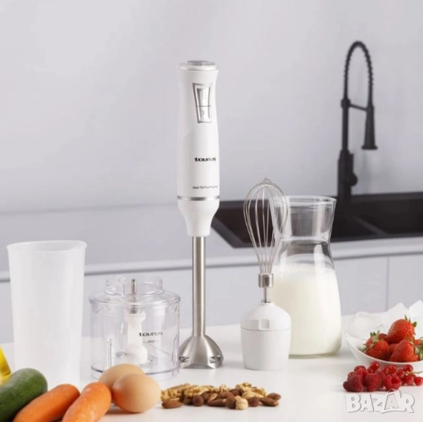 Ръчен пасатор Taurus BAPI® 750 PURE PLUS INOX – 750W, 20 скорости, Turbo функция, снимка 1