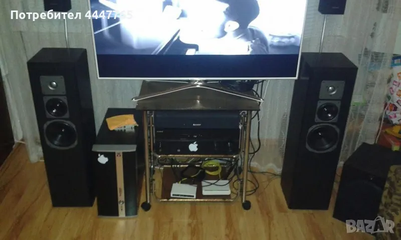 Ресивър Sony STR-DH540 + Две тонколони Quadrall + 1 Събуфер на Сони, снимка 1