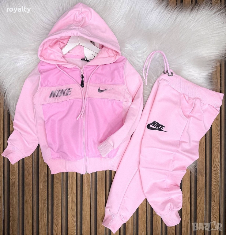Nike Детски Розов Комплект 5-6г 6-7г 8-9г 11-12г , снимка 1