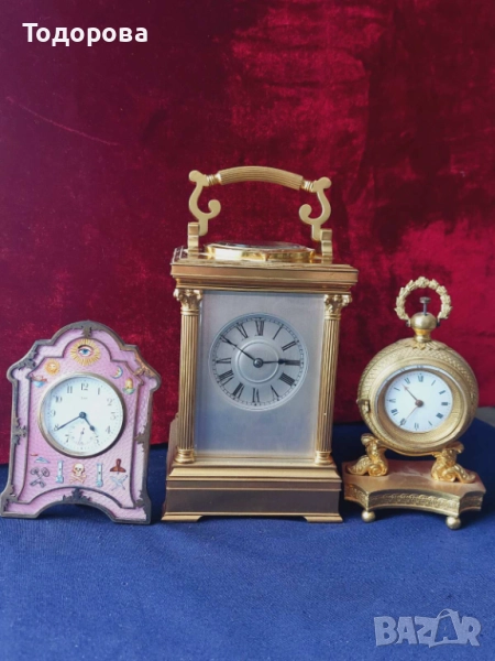 Три каретни часовника''French Carriage Clock with Repeater'', снимка 1