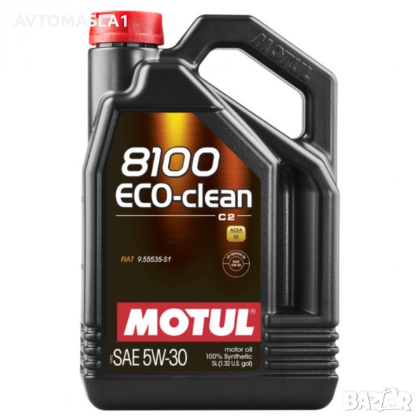 MOTUL 8100 ECO-CLEAN 5W-30 5Л, снимка 1