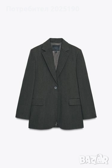Дамски черен блейзър Zara, снимка 1