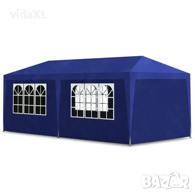 vidaXL Парти шатра, 3х6 м, синя（SKU:90337, снимка 1