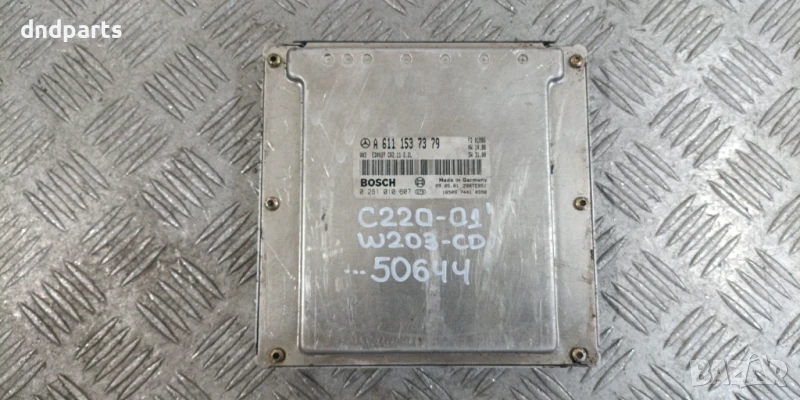Компютър Mercedes C220 CDI W203 2001г. A6111537379 0281010607, снимка 1