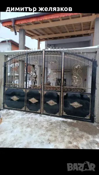 Ковано желязо врати парапети огради, снимка 1