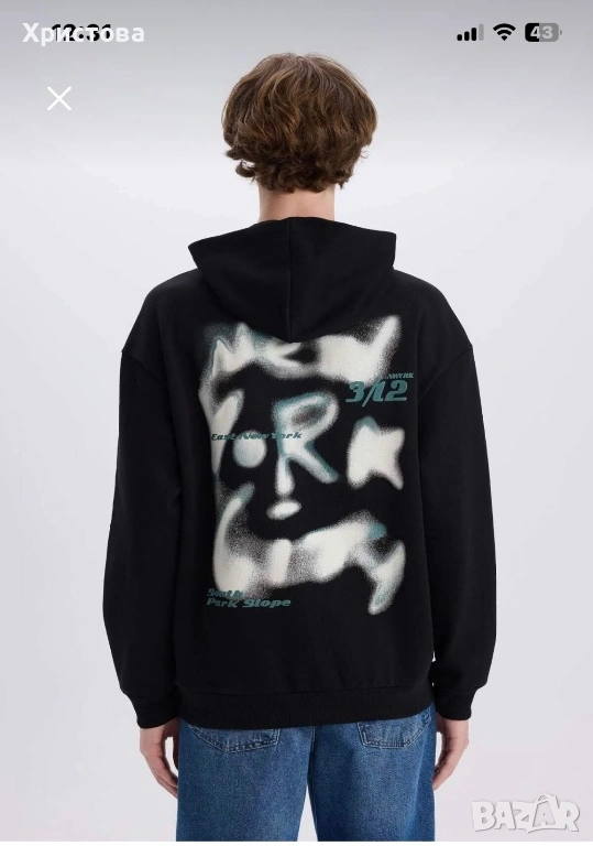 Блуза с качулка, снимка 1