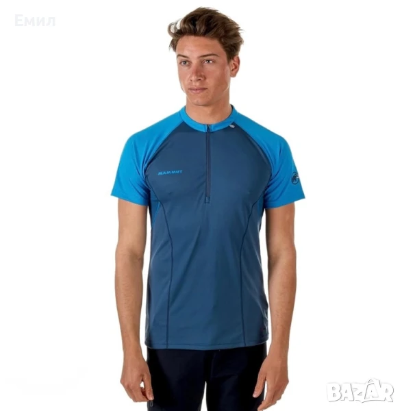 Мъжка тениска Mammut Sertig Half Zip  Tee, Размер S, снимка 1