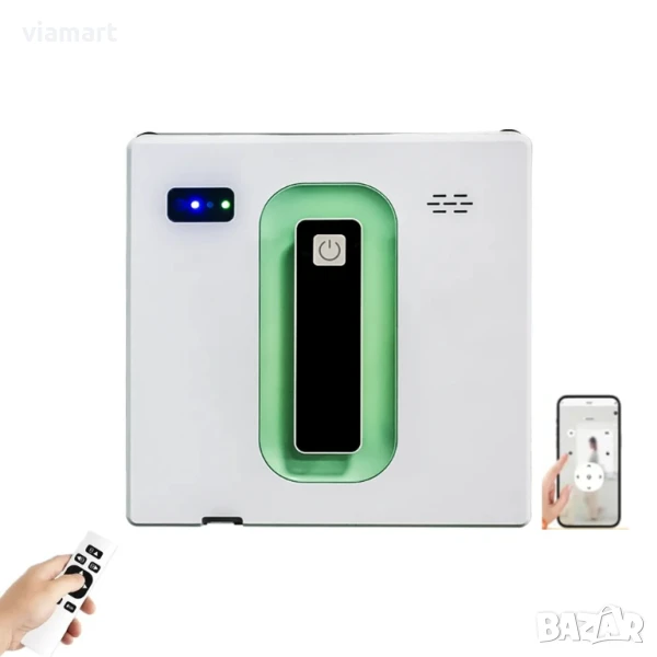 Робот прозорци Puruikai HCR-21, Смарт управление, двустранно пръскане, гласов котрол, снимка 1