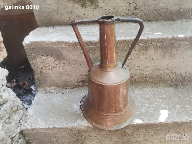 Стар меден съд, ибрик, снимка 1