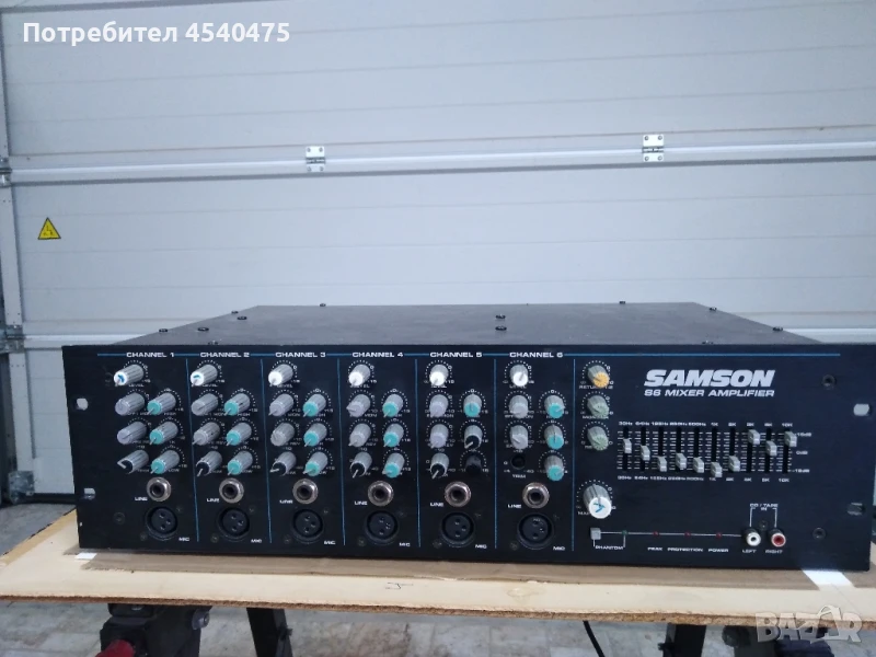 усилвател SAMSON S6 MIXER , снимка 1