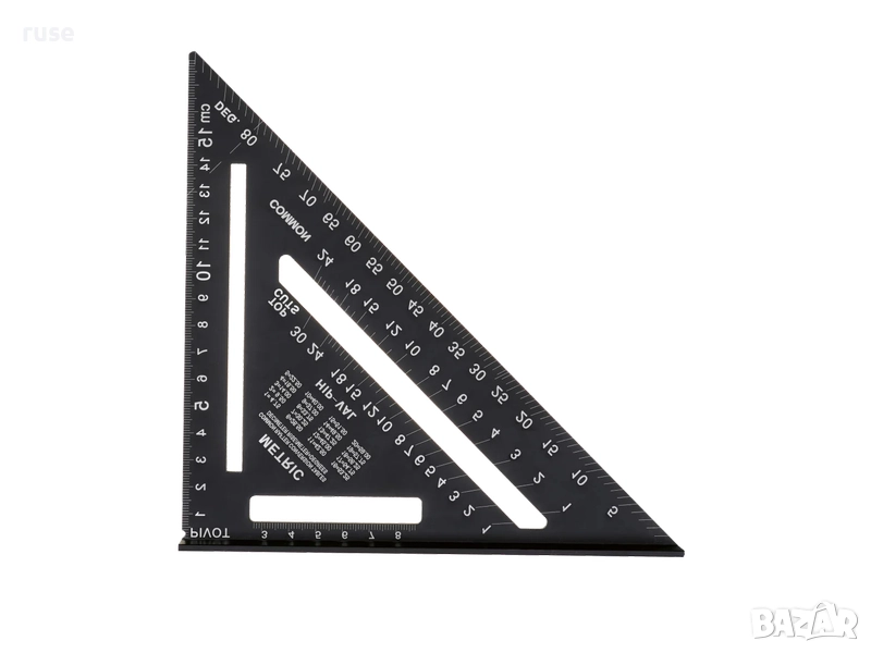 НОВИ! Алуминиев ъгломер триъгълник мултифункционален прав ъгъл Parkside , снимка 1