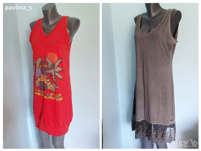 Два различни броя / Памучна рокля или туника Unbranded и "Didi" / унисайз , снимка 1