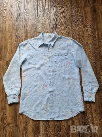 Страхотна мъжка ленена риза JACKPOT размер L 