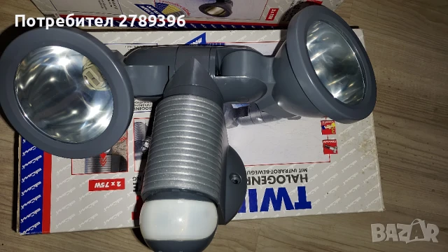 Двоен спот за външен монтаж с детектор за движение, снимка 6 - Външни лампи - 51295468