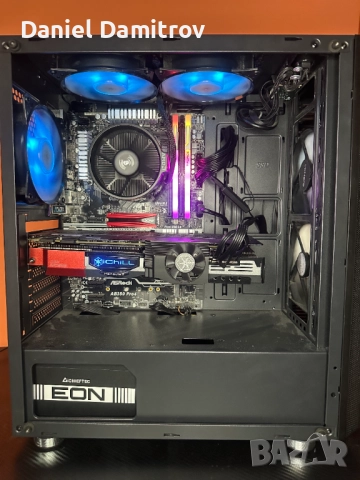 Геймърски компютър Ryzen 5 2600x,GTX 1080 8GB,16GB RAM,1TB SSD NVMe, снимка 5 - Геймърски - 52858965