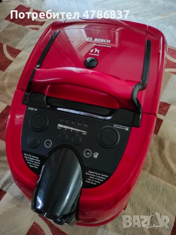 Продавам прахосмукачка Bosch BWD421PET –  НОВА,ИЗГОДНО