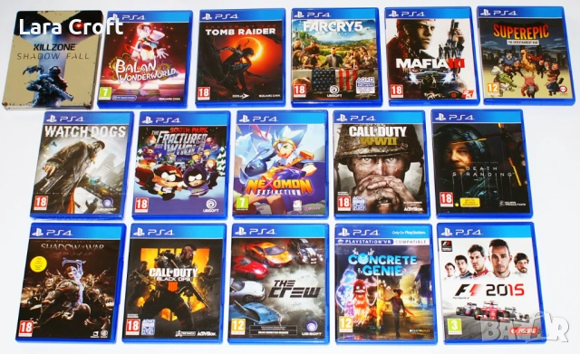 PS4 игри PlayStation 4 PS4 ПлейСтейшън 4 ПС4 игри по 15 € Сони