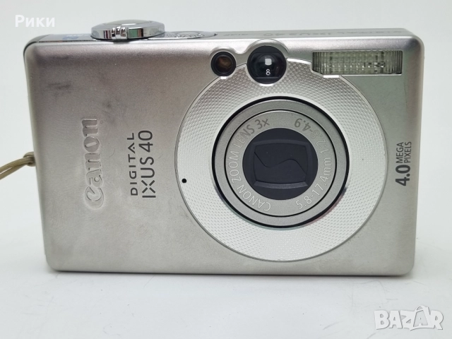 Canon Digital Camera IXUS 40 4.0MP Silver , снимка 2 - Фотоапарати - 52742718
