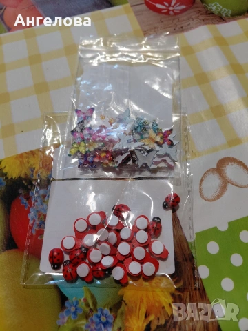 Тревички, цветчета, калинки, пеперуди за декорация , снимка 3 - Други - 54112475