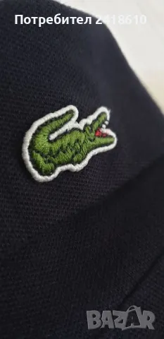 Lacoste Pique Cotton Knit POLO Mens Size L/ XL  ОРИГИНАЛ! Мъжко Памучно Поло!, снимка 2 - Пуловери - 48909610