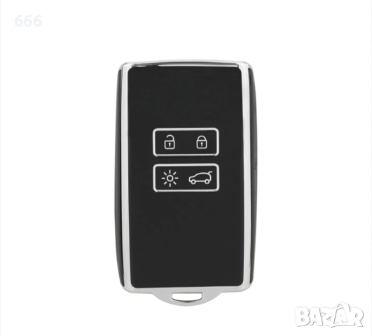 Премиум защитен калъф за автомобилен ключ с 4 бутона за Dacia Sandero Duster Renault Koleos Kadjar M, снимка 3 - Аксесоари и консумативи - 54045442