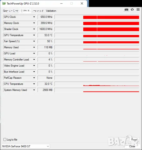 Видео карта NVidia GeForce Gigabyte 9400GT OC HDMI 1024MB GDDR2 128bit PCI-E, снимка 11 - Видеокарти - 47961323