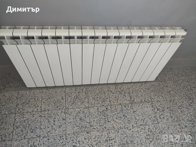 Алуминиев радиатор 60см висичина 15 ребра , снимка 2 - Радиатори - 52788169