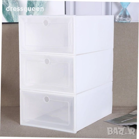 4948 Модулна кутия за съхранение на обувки -Устойчива полипропиленова кутия , снимка 3 - Други стоки за дома - 53929236