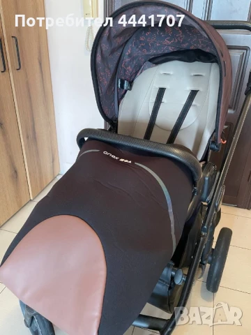 Детска количка 2 в 1 Anex M/ Type PRO, Safa Sahin, бежово/черно, снимка 4 - Детски колички - 50790713