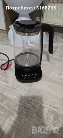 Електрическа кана Zwilling стъкло, снимка 2 - Кани - 52495160