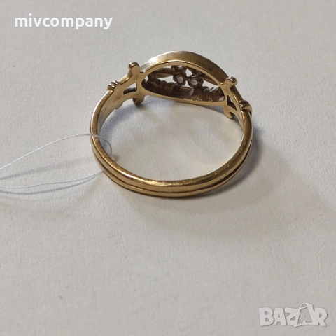 Златен пръстен 1.96гр., снимка 3 - Пръстени - 52074668