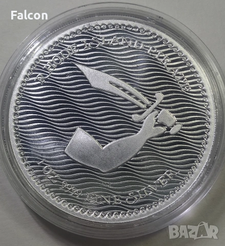 1 Оz / 2 NZD Niue 2025 / Rhode Island Pirate - Jolly Roger Series