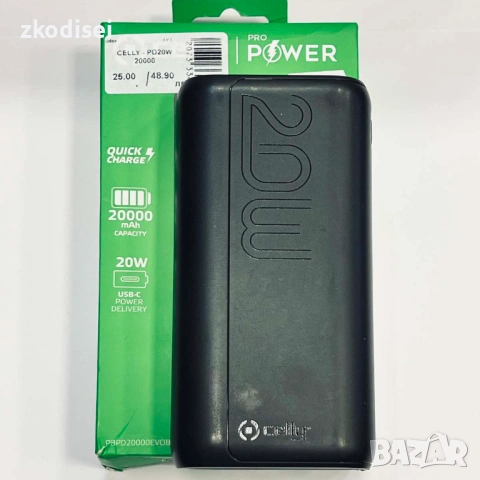 Power bank CELLY PD20W 20000