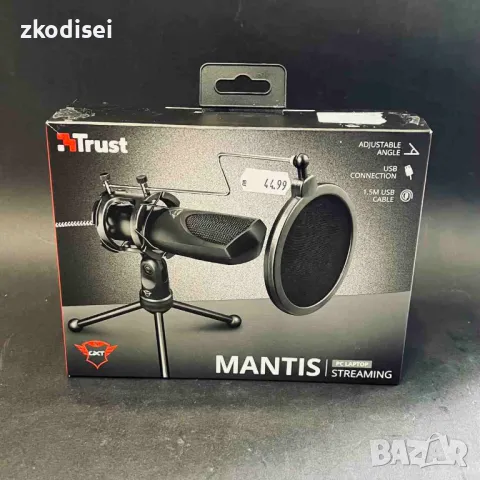 Микрофон TRUST - MANTIS, снимка 1 - Микрофони - 48455036