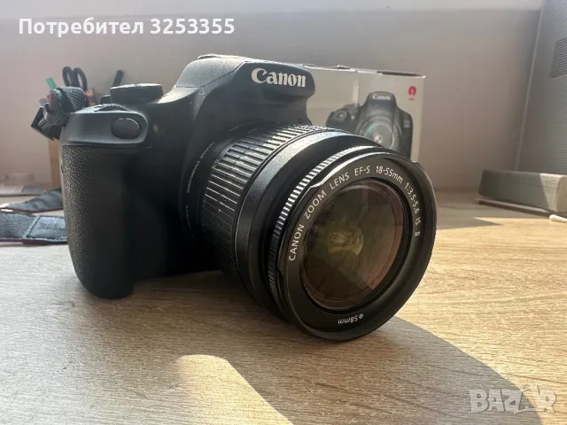 Canon EOS 2000D с обектив, снимка 1 - Фотоапарати - 47149349