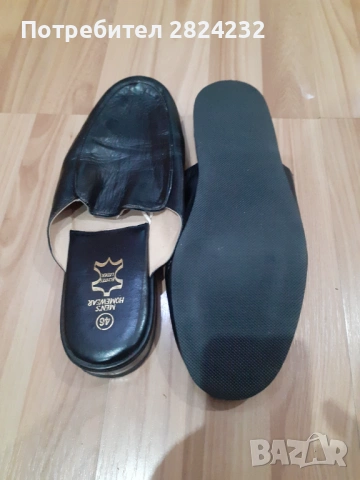 Мъжки чехли естествена кожа , снимка 2 - Мъжки чехли - 53557229