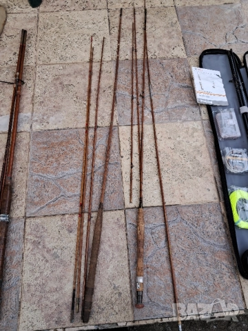 дървени и бамбукови стари въдици,Alcoock,др., снимка 7 - Антикварни и старинни предмети - 52132887