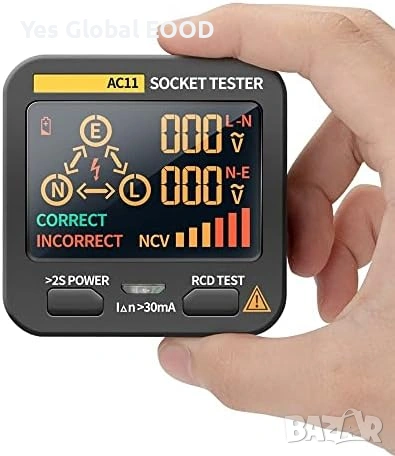 DollaTek AC11 LED тестер за контакти 0.1–250V, снимка 7 - Друга електроника - 53442135