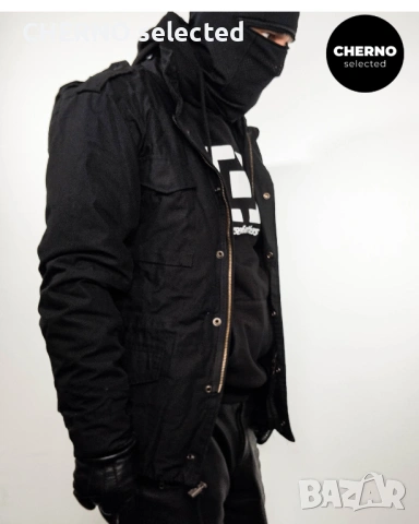 Мъжко черно полево яке BRANDIT M-65 Classic Field Jacket Black 2-in-1 – L – Ново, снимка 14 - Якета - 53759358