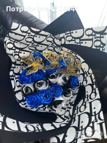 🌹 Предлагам ръчно изработени букети от сатенени рози ✨ Много красиви и елегантни – идеални за подар