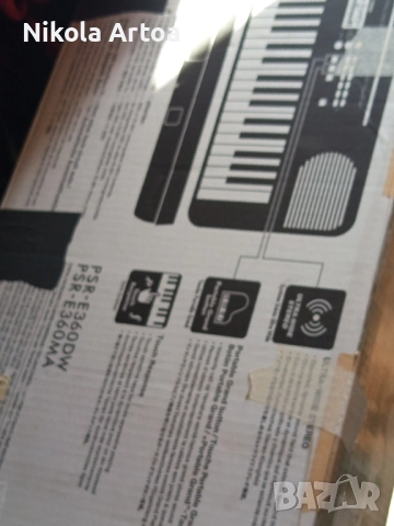 Синтезатор YAMAHA PSR-E 360, снимка 3 - Синтезатори - 51591256