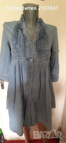 ДАМСКА  ДЪНКОВА  БЛУЗА / ТУНИКА/ РОКЛЯ - Размер S